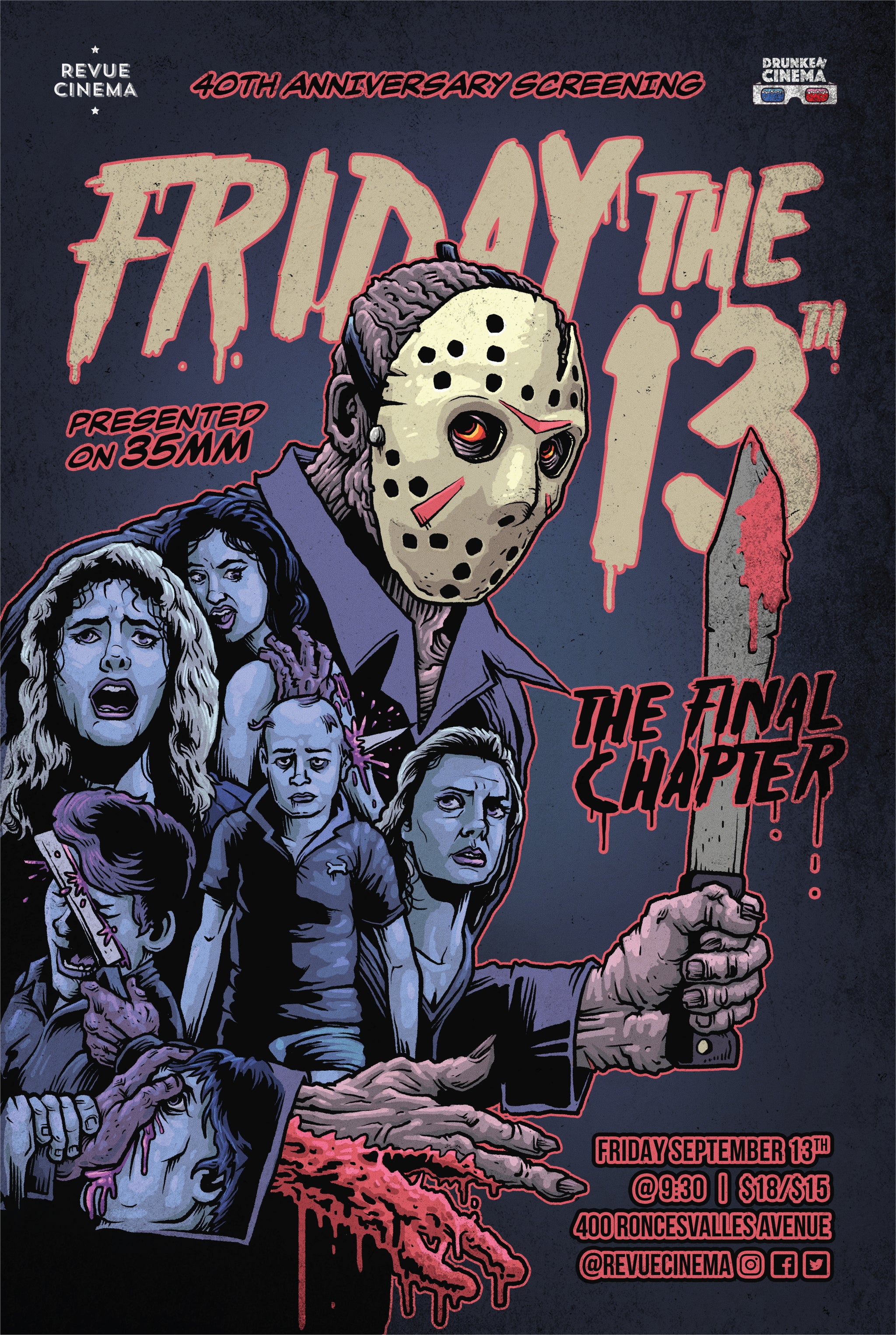 Friday The 13th: The Final Chapter Event Poster – DeviousDrawings